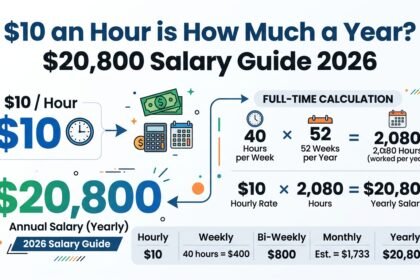 Illustration representing a first $10 an hour paycheck