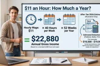 $11 an Hour is How Much a Year? $22,880 + After-Tax 2026
