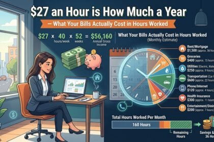 $27 an Hour is How Much a Year — What Your Bills Actually Cost in Hours Worked