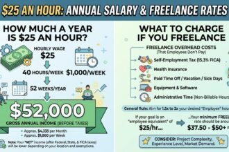 $25 an Hour is How Much a Year — And What to Charge If You Freelance