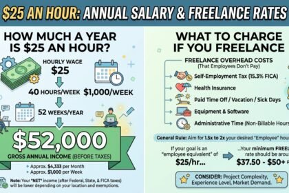 $25 an Hour is How Much a Year — And What to Charge If You Freelance